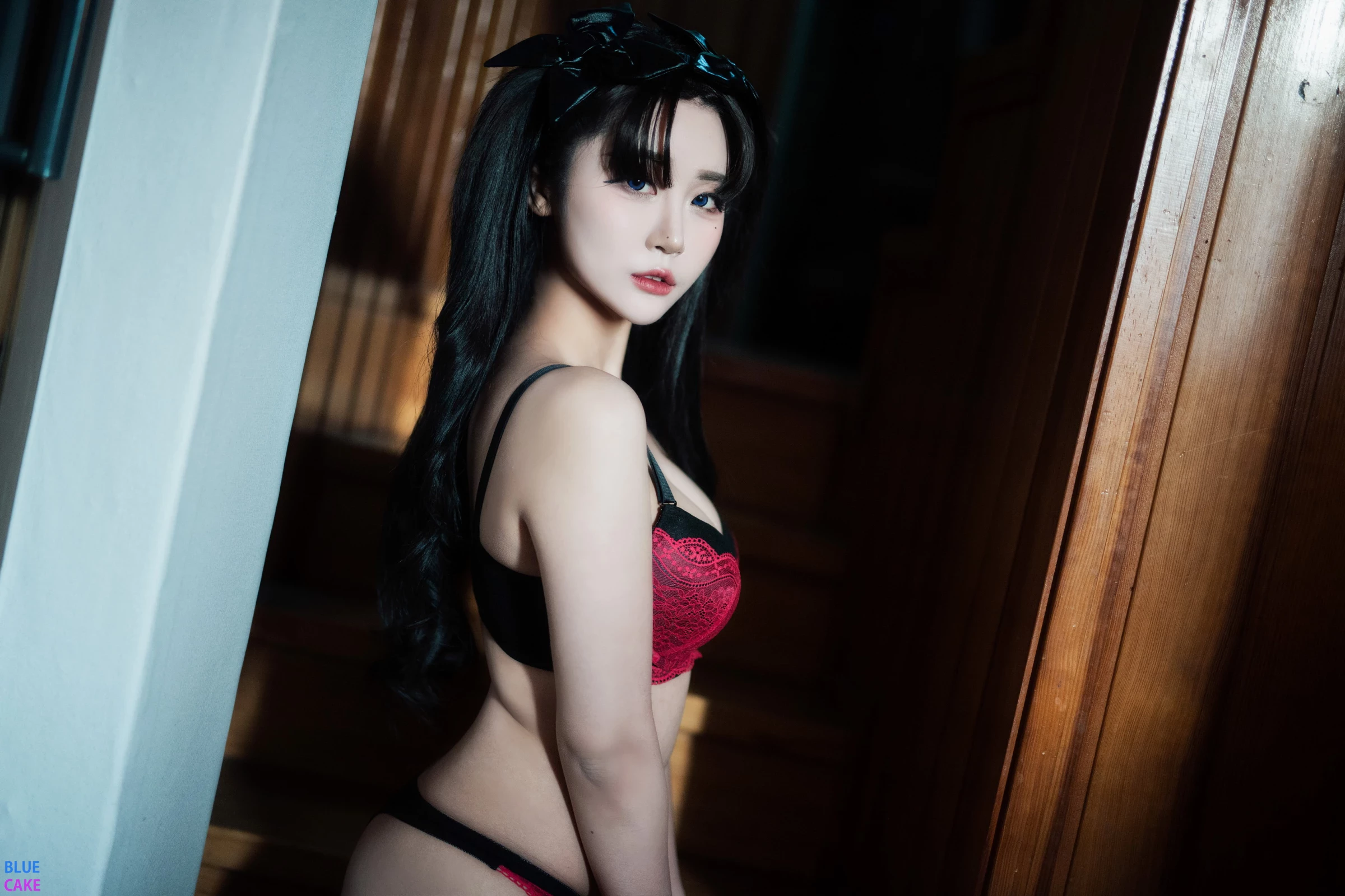 Bomi [보미] & Zia [지아] Fate Saber x Thosaka Rin – Lingerie.Ver 1 [50P]