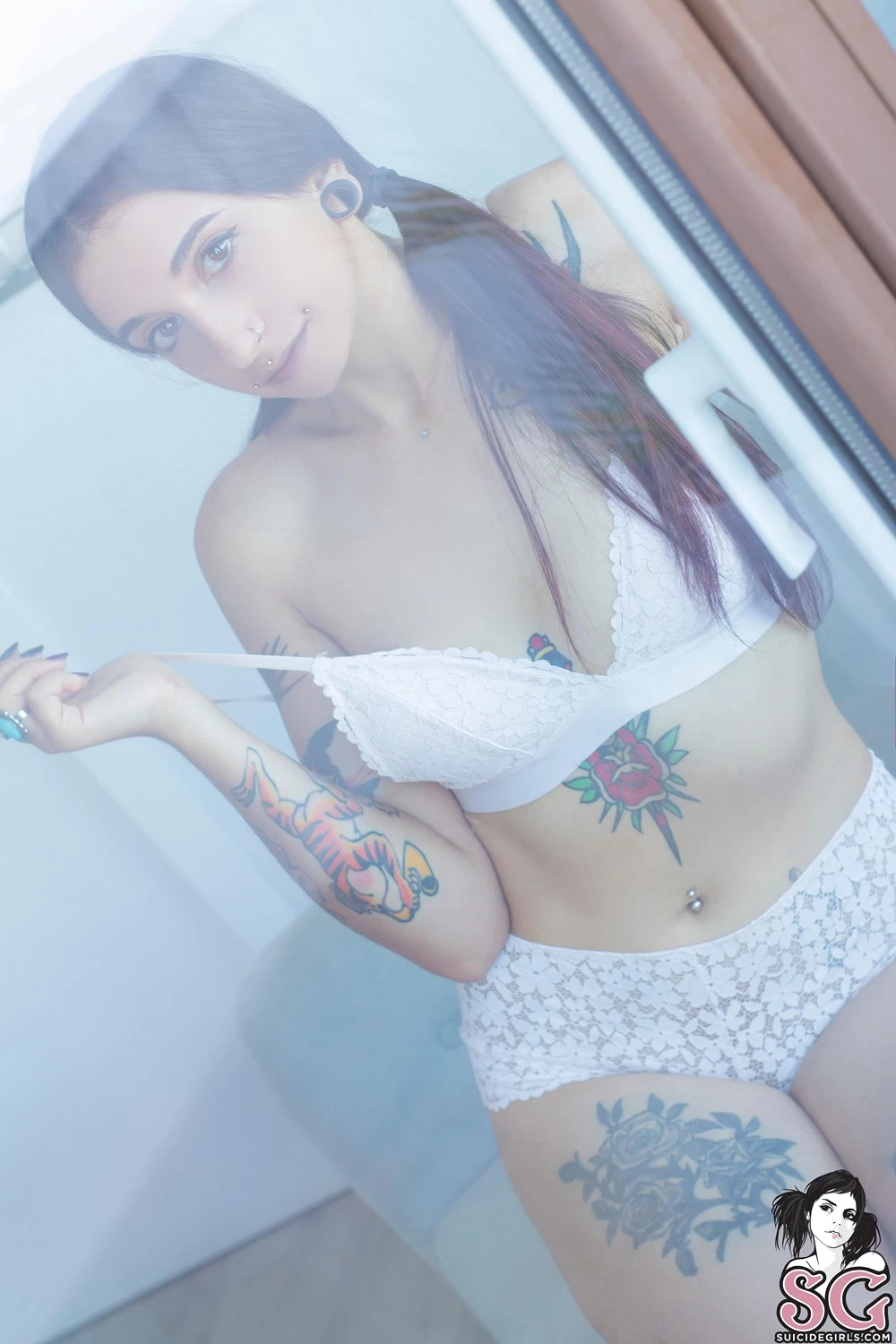 [Suicide Girls] nose ring girl