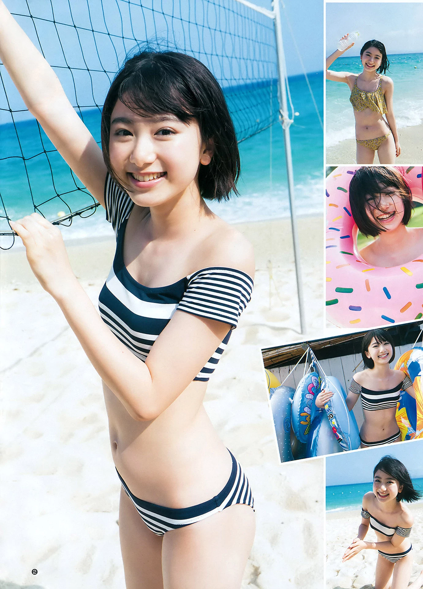 ショートヘアの新人美少女 池间夏海の水著グラビア画像