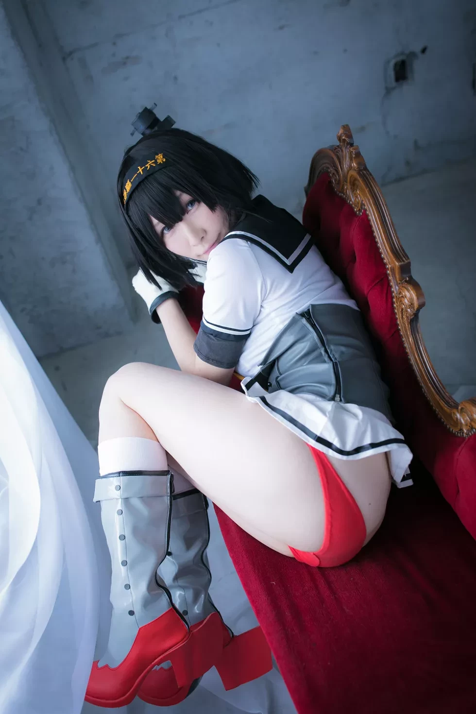 [Cosplay精选]COS正片《Suite2》图集红色内裤系列 黑色紧身衣诱惑写真330P