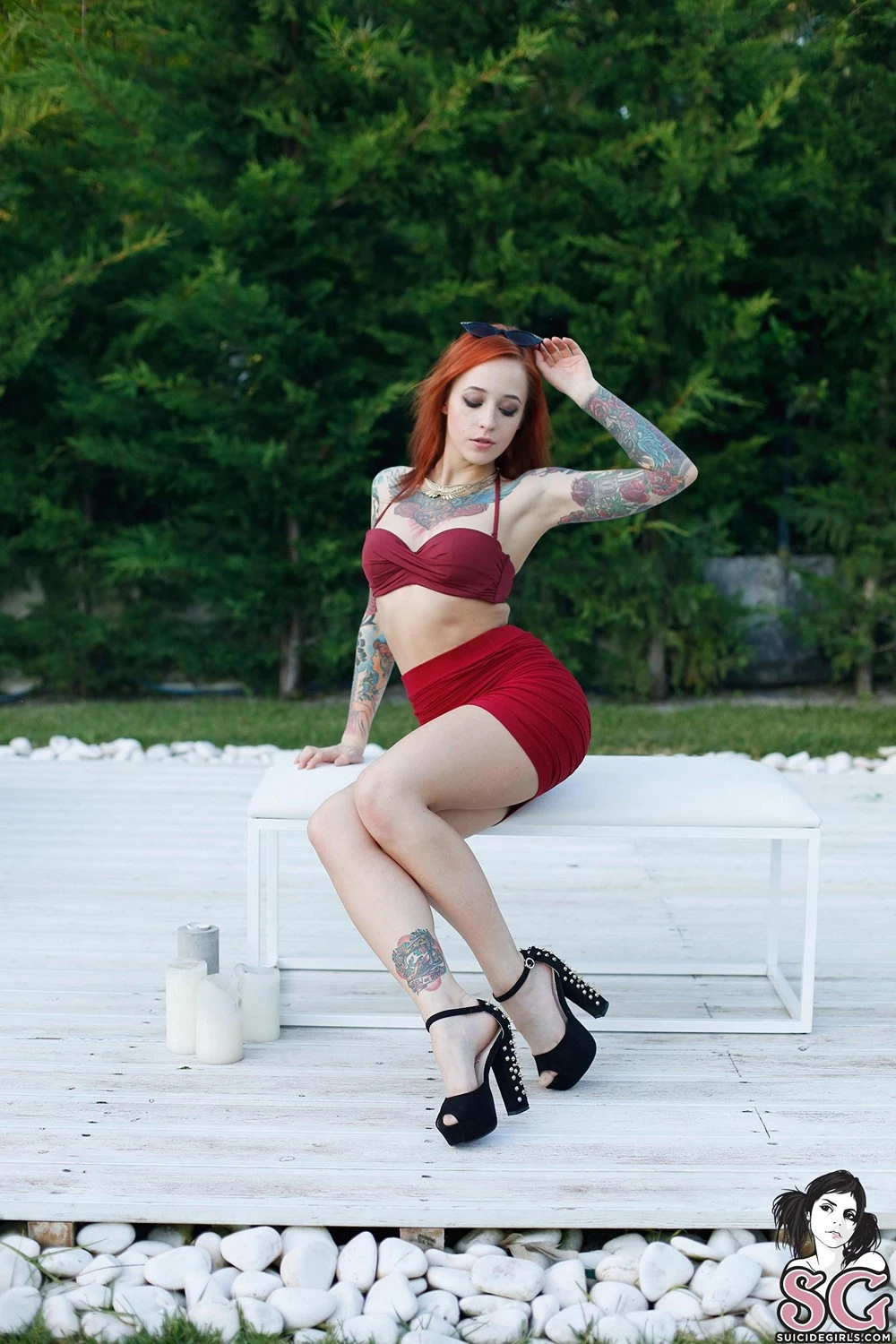 [Suicide Girls] JaneSinner - Burgundy