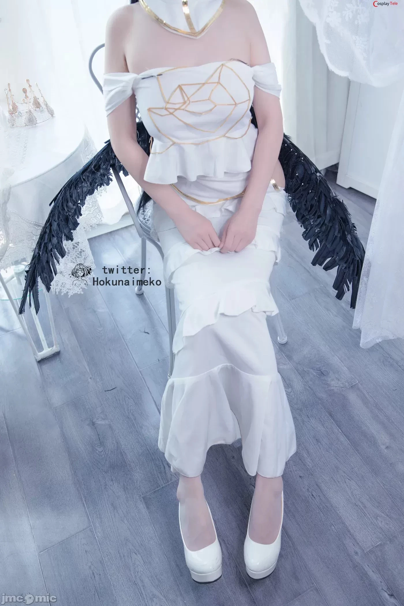 Hokunaimeko cosplay Albedo – Overlord [63P]