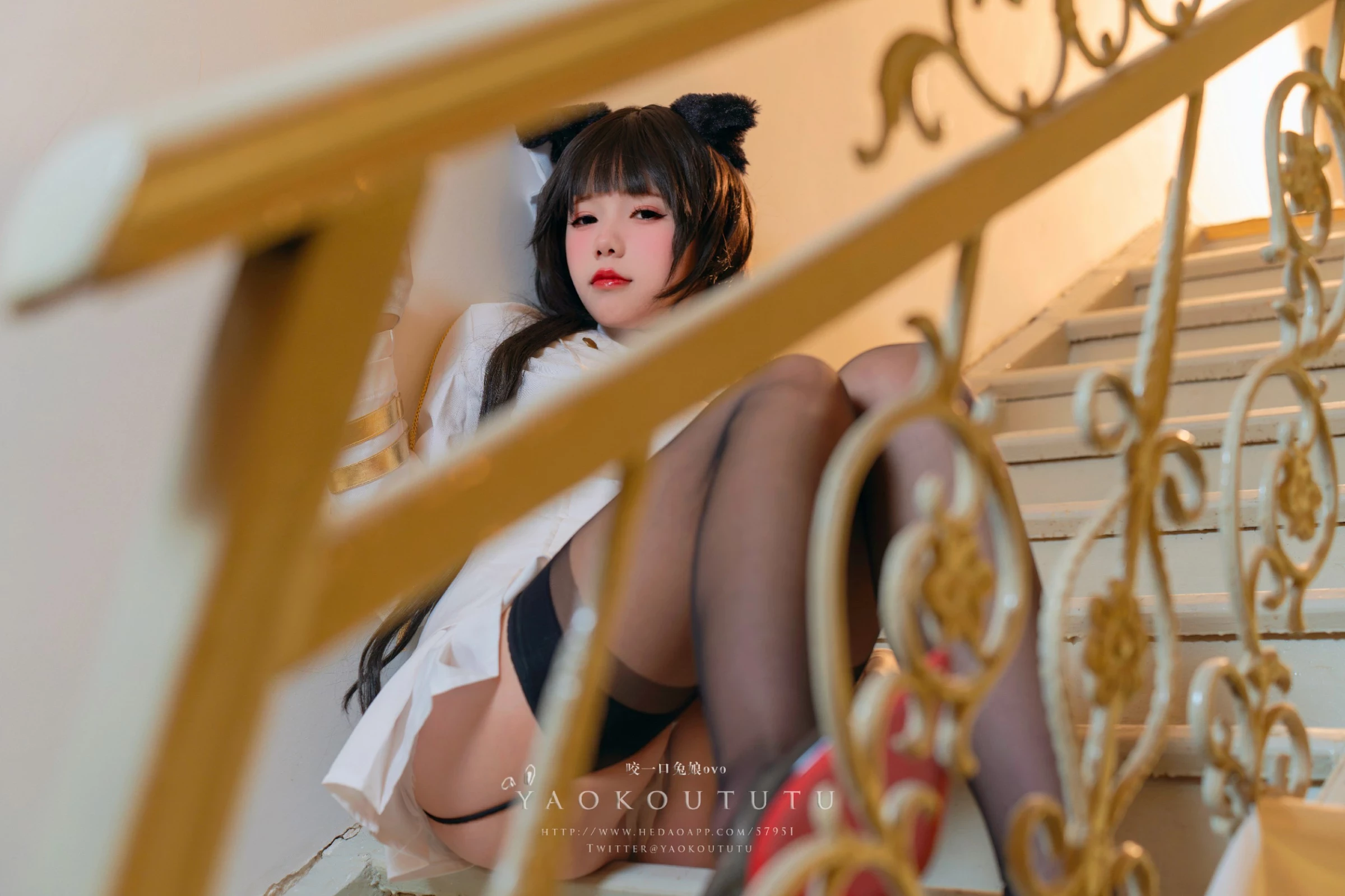 Coser@黏黏团子兔 - 八月T3专属特典 爱宕’& 八月T3专属舞蹈 Excuse me’ [49P]