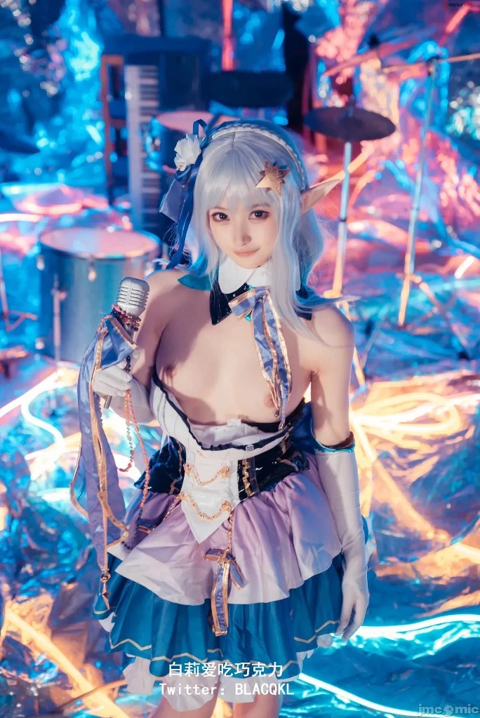 Blacqkl [白莉爱巧克力] cosplay Emilia – ReZero [62P]