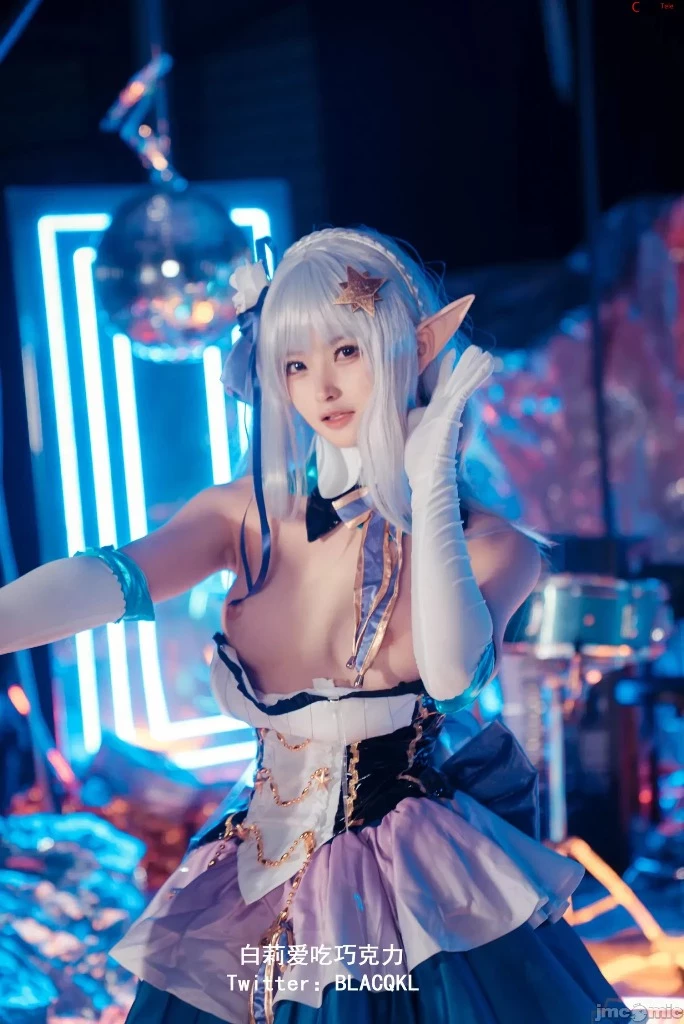 Blacqkl [白莉爱巧克力] cosplay Emilia – ReZero [62P]