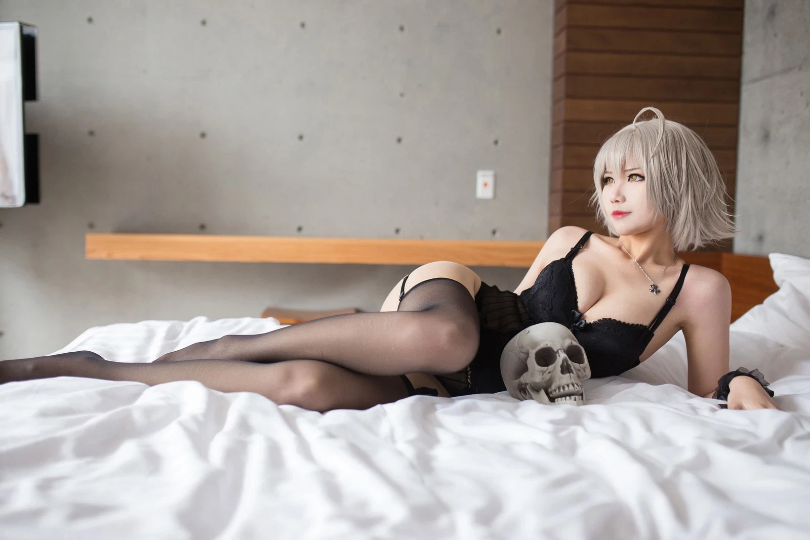 FGO 黑呆阿尔托莉雅黑丝cosplay [97P]