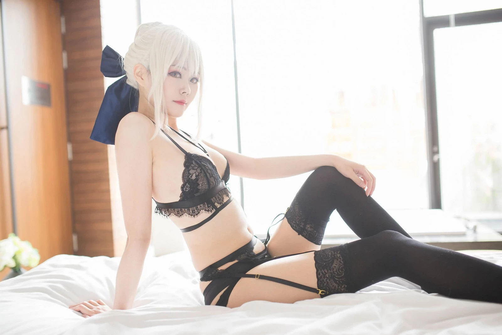 FGO 黑呆阿尔托莉雅黑丝cosplay [97P]