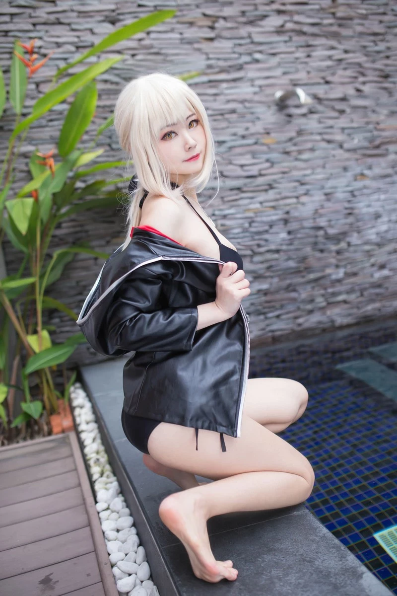 FGO 黑呆阿尔托莉雅黑丝cosplay [97P]