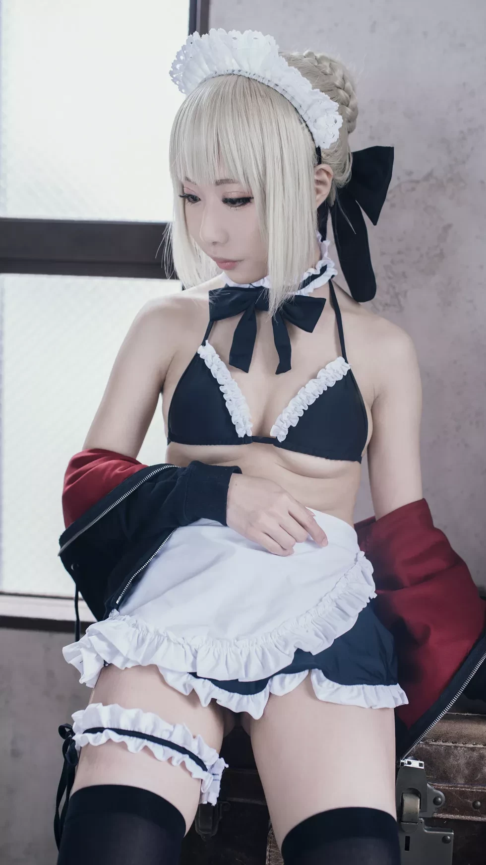 [Cosplay精选]《HeartBreak Morgan》吃雪糕的紧身衣妹子性感写真243P