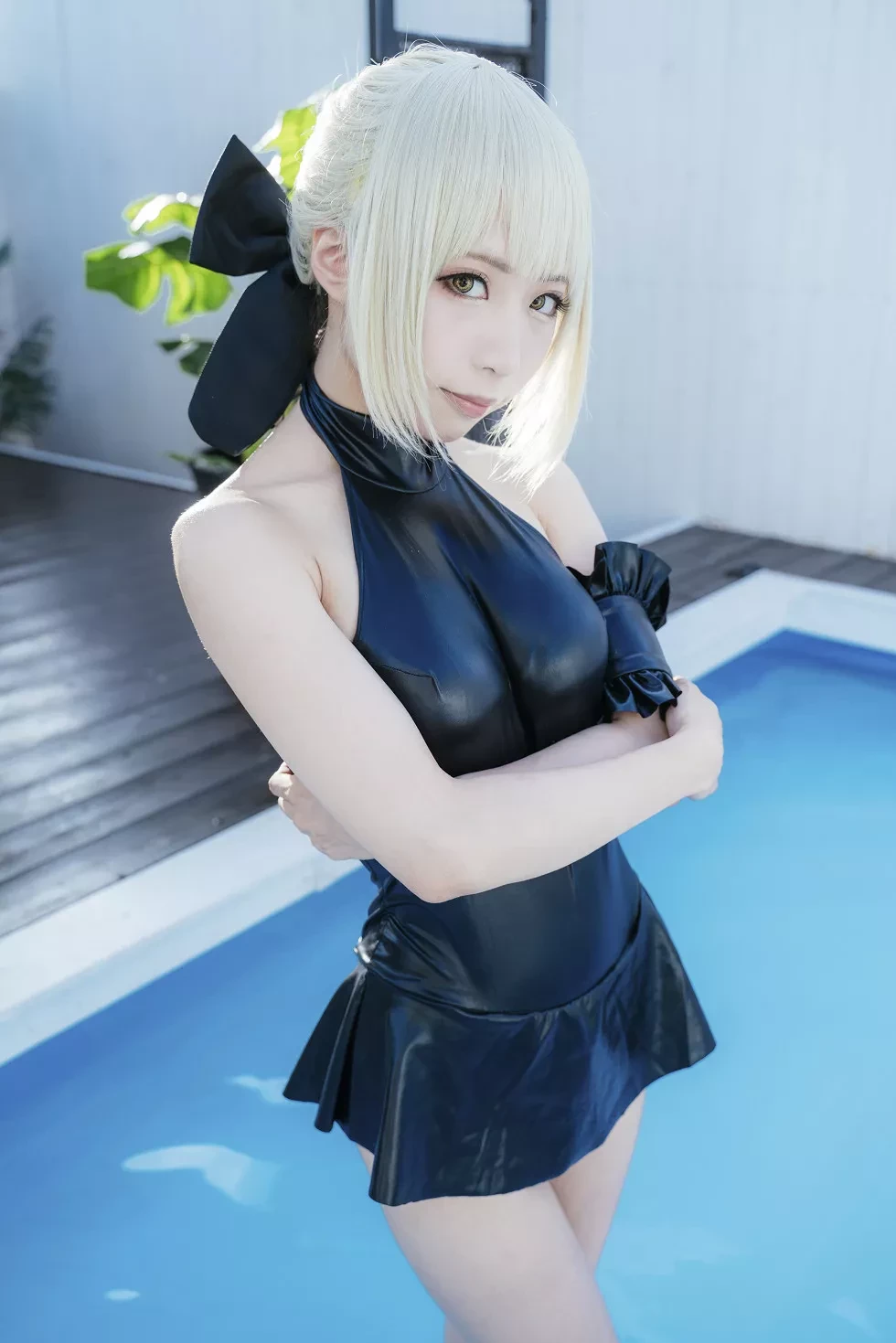 [Cosplay精选]《HeartBreak Morgan》吃雪糕的紧身衣妹子性感写真243P