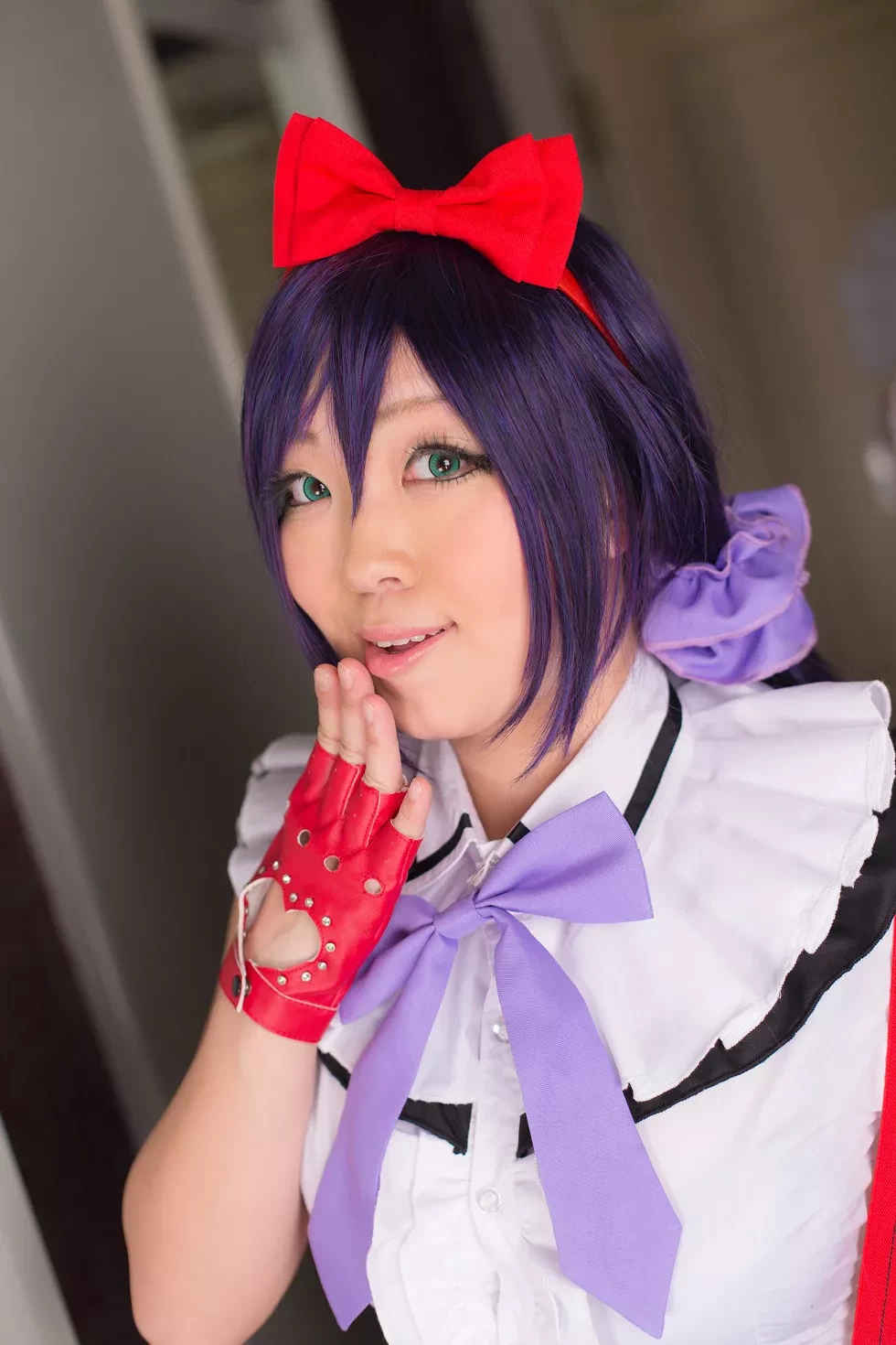 [Cosplay精选]COS正片《は紫や》图集丰满美少女粉红薄纱裙秀豪乳写真200P