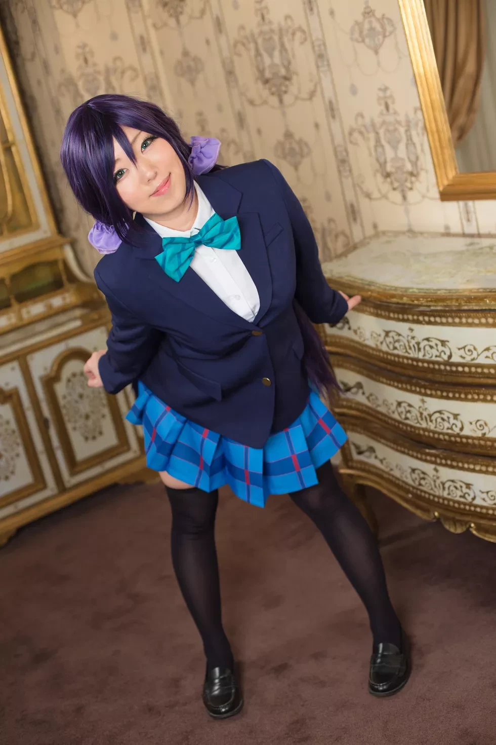 [Cosplay精选]COS正片《は紫や》图集丰满美少女粉红薄纱裙秀豪乳写真200P