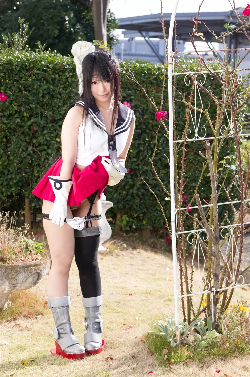 [Cosplay精选]COS正片《Kekkon Kakko Kari》图集阳光美女蕾丝内裤诱惑写真253P