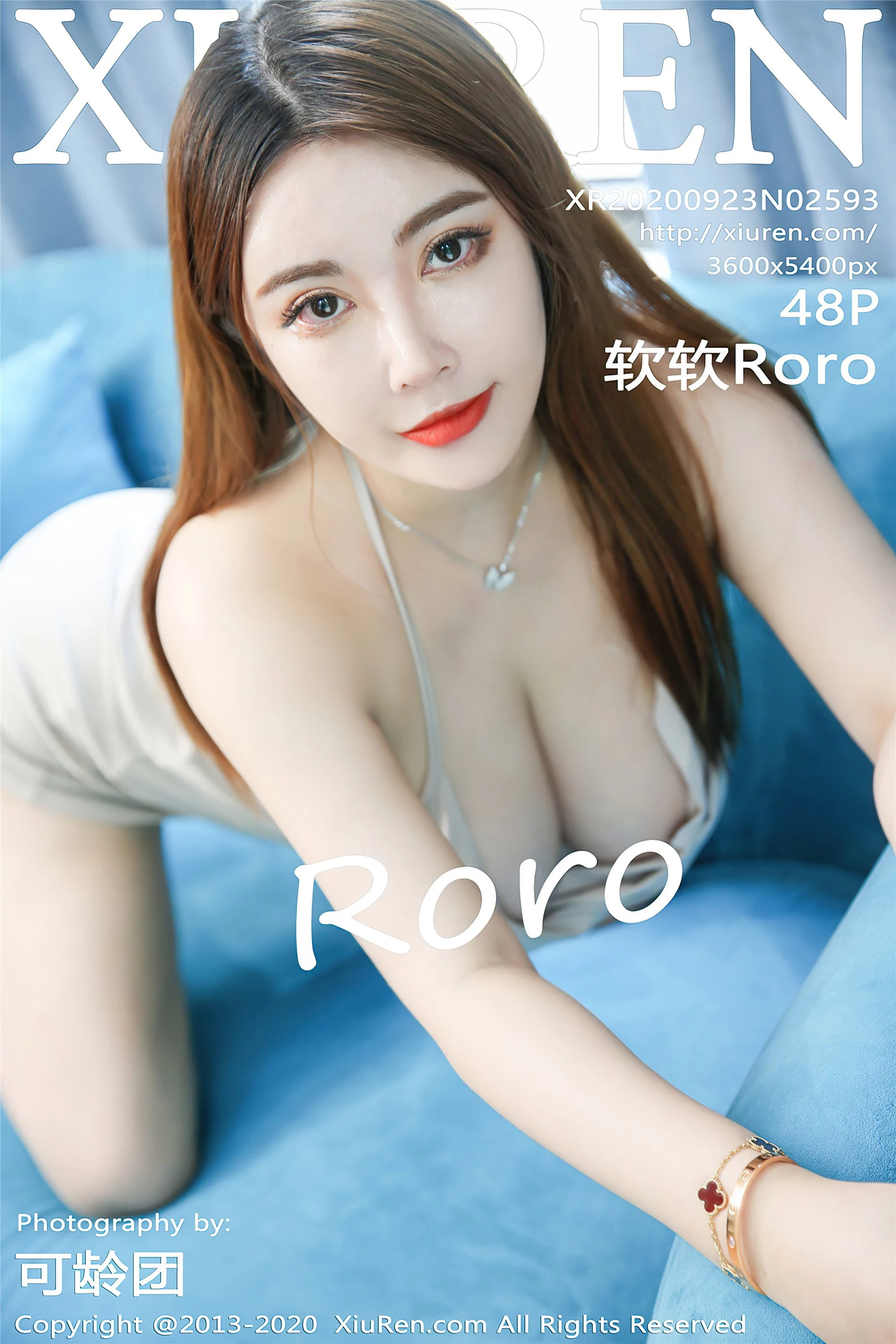 [Xiuren秀人网系列]2020.09.23 Vol.2593 软软Roro 完整版无水印写真[49P]