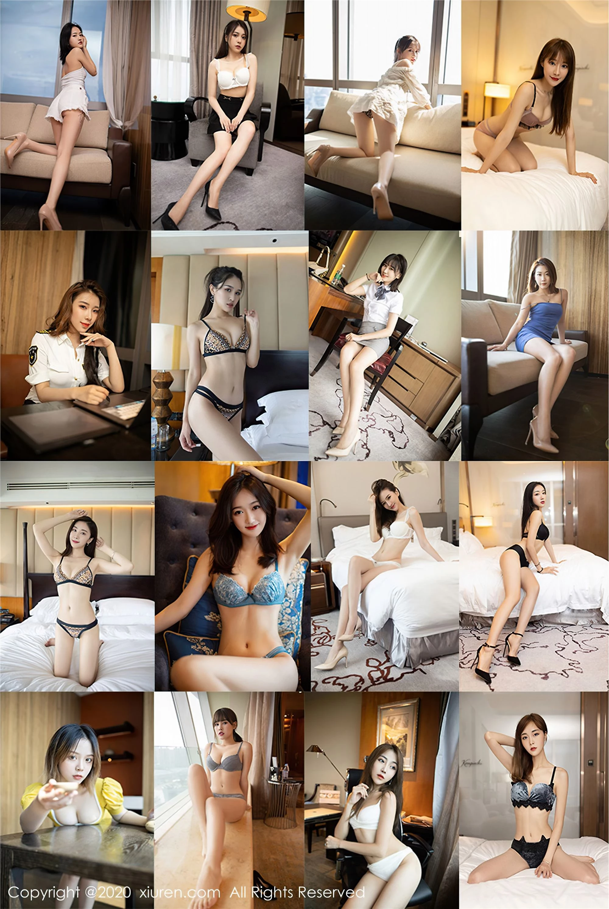 [Xiuren秀人网系列]2020.09.29 Vol.2617 模特合集 完整版无水印写真[88P]