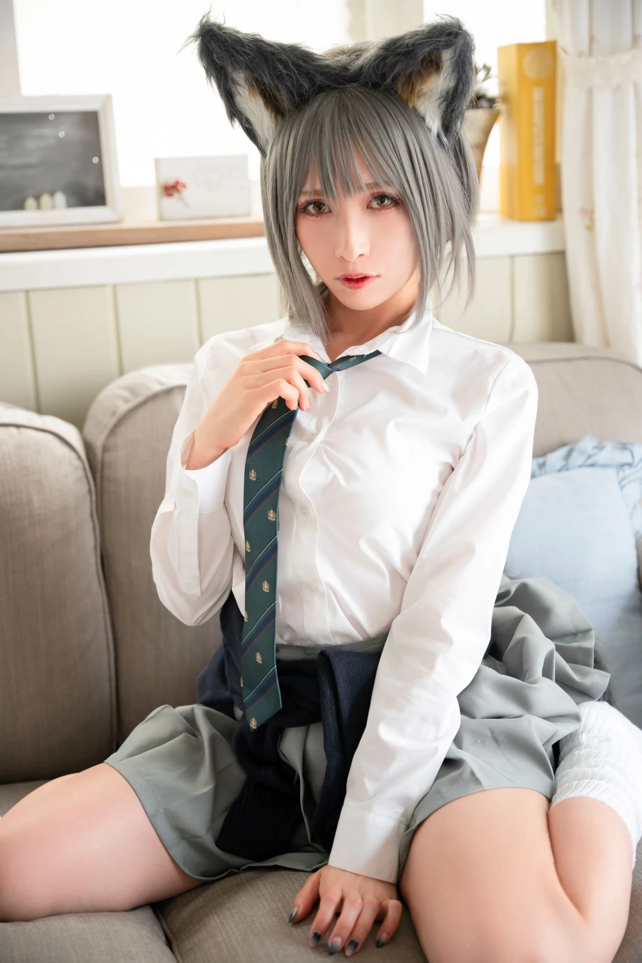 Cosplay C98 girlfriend end JILL オオカミちゃんって呼んでもイイよ 01gakkou