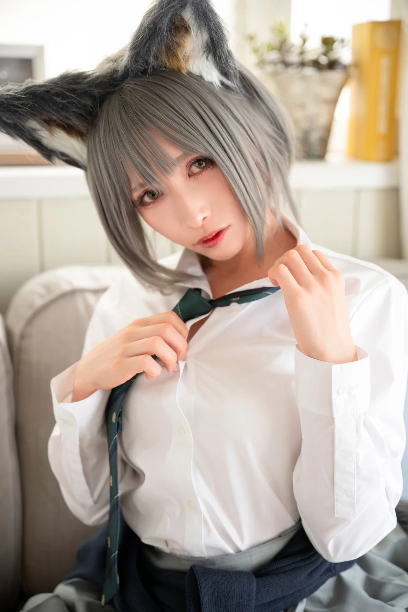 Cosplay C98 girlfriend end JILL オオカミちゃんって呼んでもイイよ 01gakkou