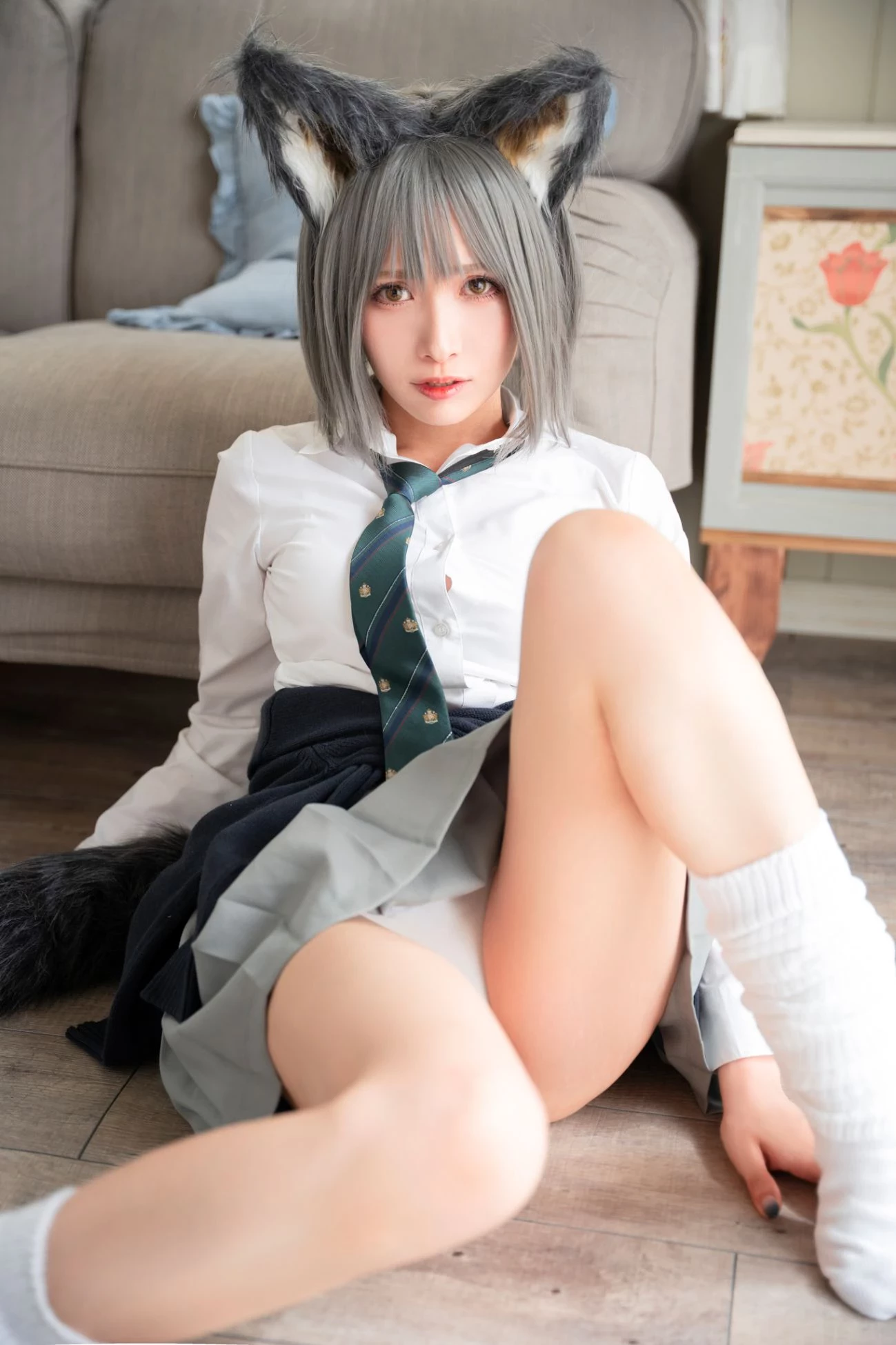 Cosplay C98 girlfriend end JILL オオカミちゃんって呼んでもイイよ 01gakkou