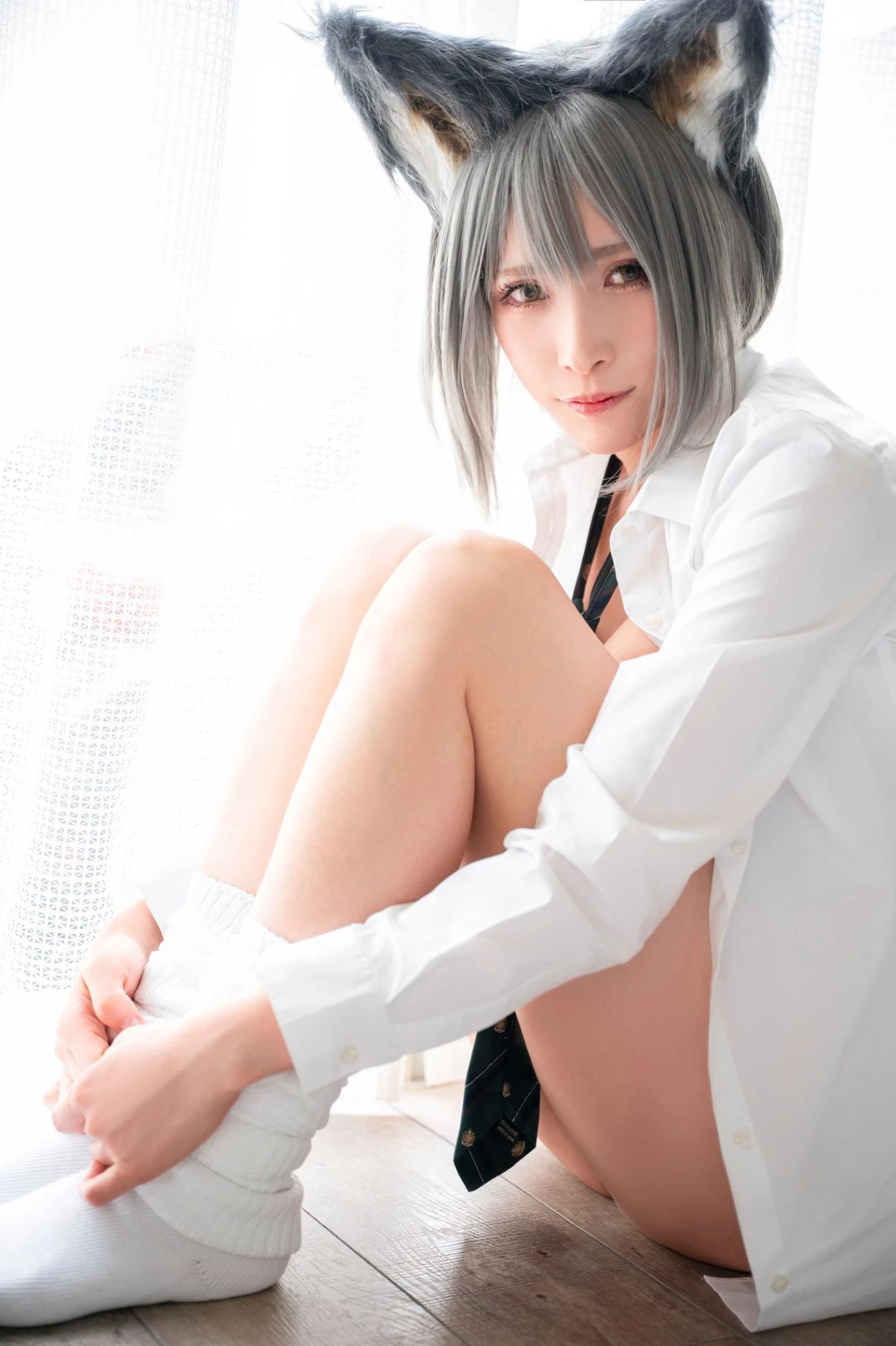 Cosplay C98 girlfriend end JILL オオカミちゃんって呼んでもイイよ 01gakkou