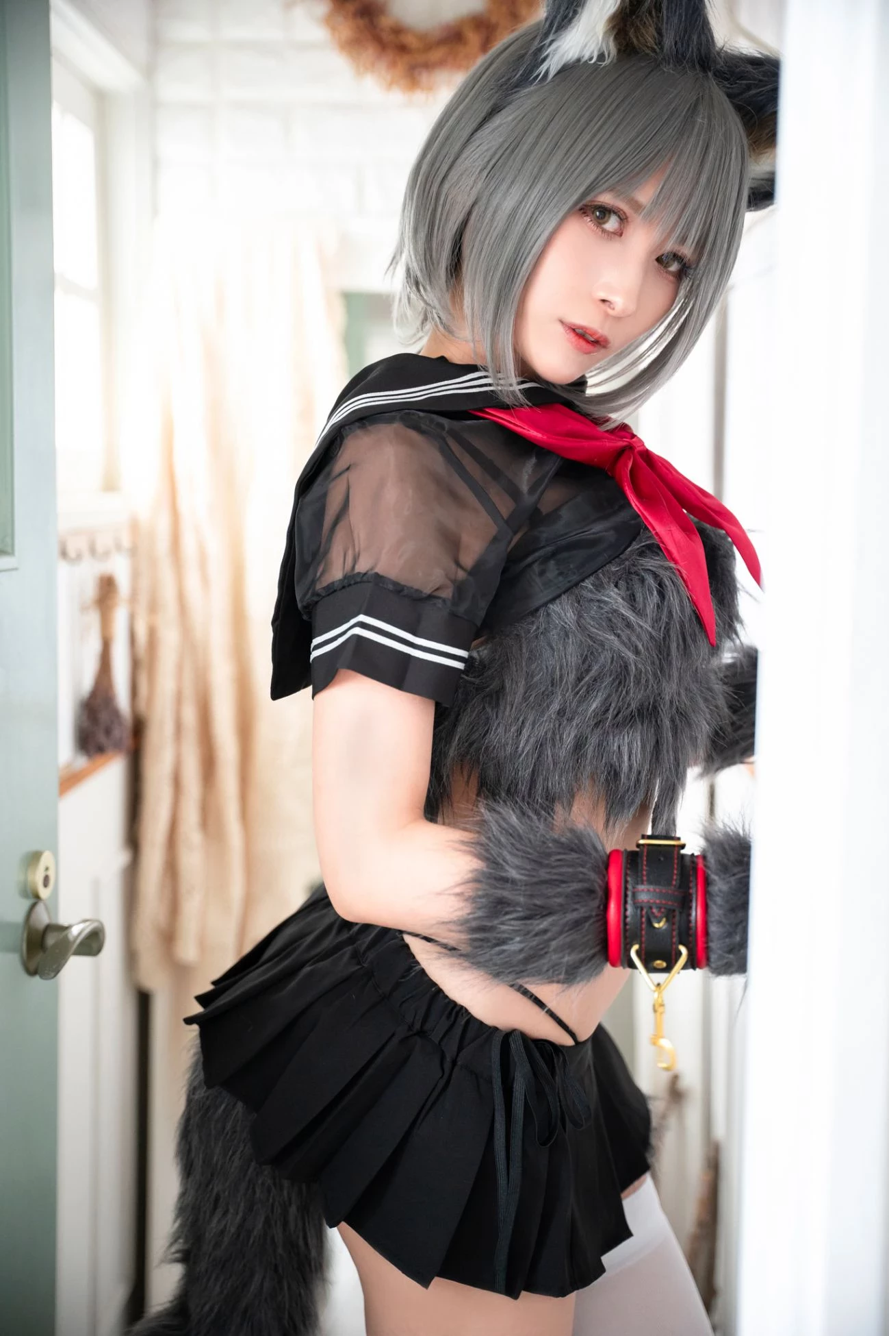 Cosplay C98 girlfriend end JILL オオカミちゃんって呼んでもイイよ 04 kakuge ppoi