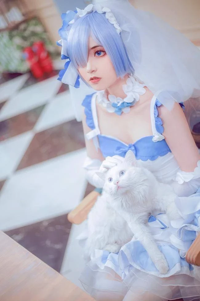 《Re：從零開始的異世界生活》雷姆花嫁Cosplay[CN：君珺] [15P]