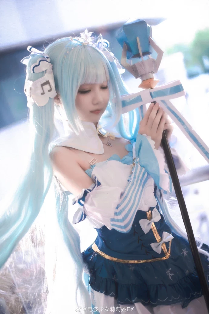 初音未來 2019雪初音 snow miku @電波少女莉莉婭EX [9P]