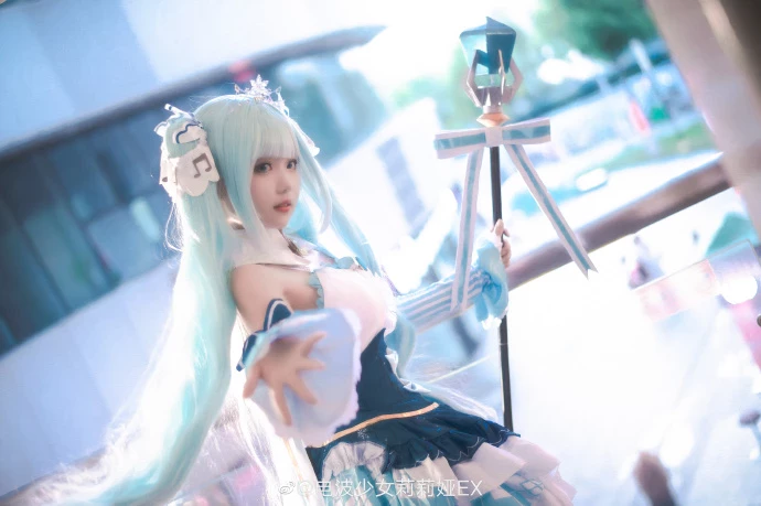 初音未來 2019雪初音 snow miku @電波少女莉莉婭EX [9P]