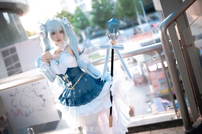 初音未來 2019雪初音 snow miku @電波少女莉莉婭EX [9P]