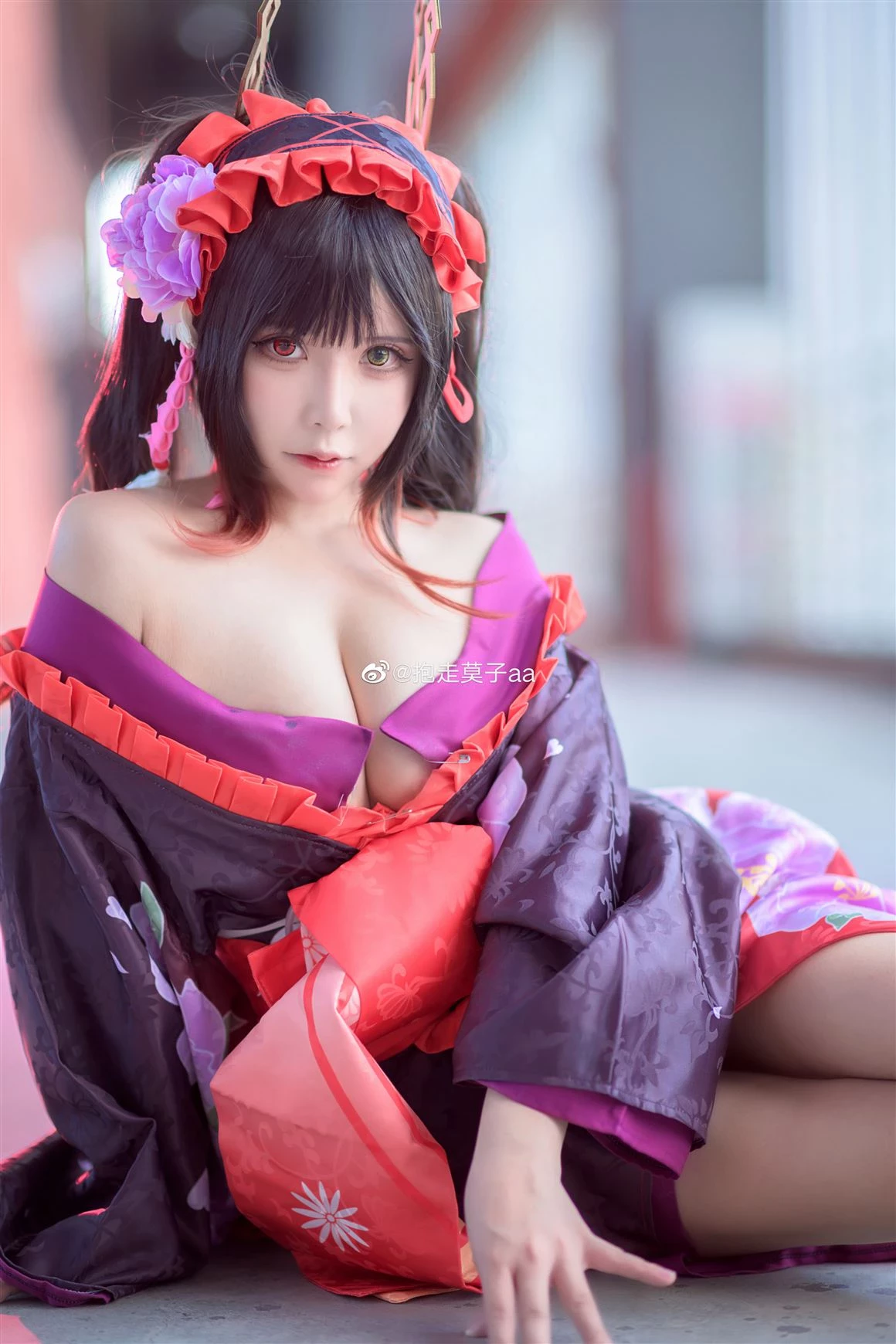 《約會大作戰》時崎狂三性感巨乳Cosplay[CN：抱走莫子] [11P]