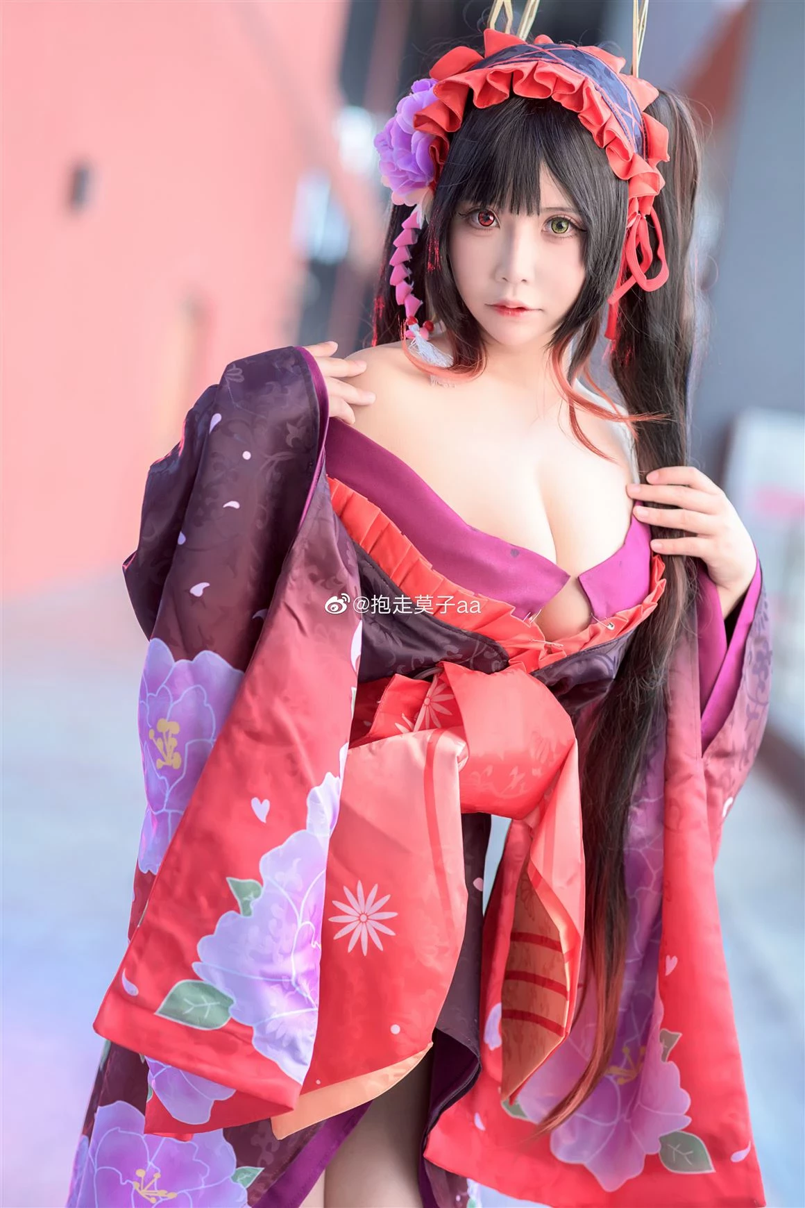 《約會大作戰》時崎狂三性感巨乳Cosplay[CN：抱走莫子] [11P]