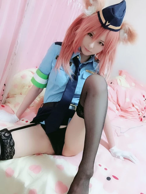 Misa呆呆 FGO 玉藻御前婦警コスプレ [9P]