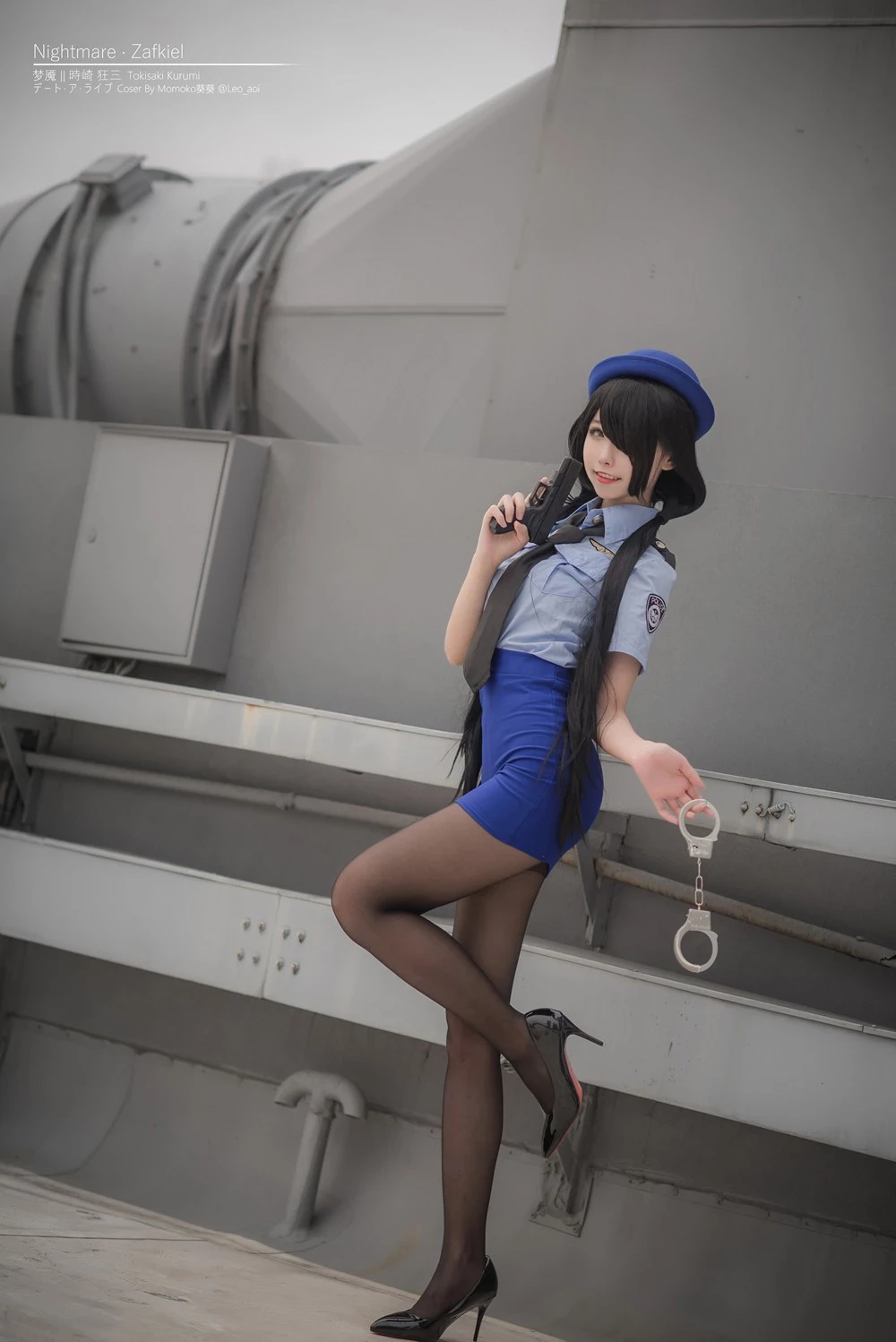 Momoko葵葵 - Tokisaki Kurumi Police Uniform