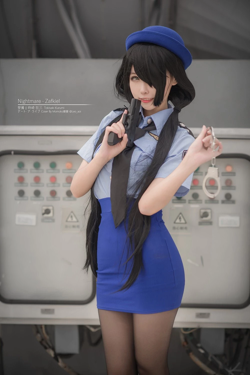 Momoko葵葵 - Tokisaki Kurumi Police Uniform