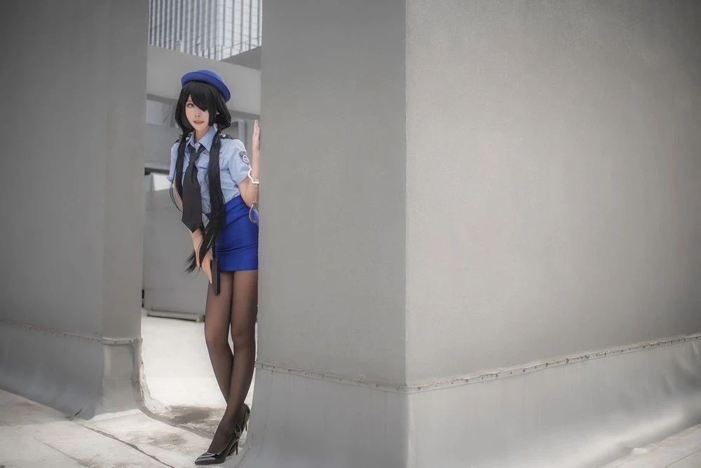 Momoko葵葵 - Tokisaki Kurumi Police Uniform