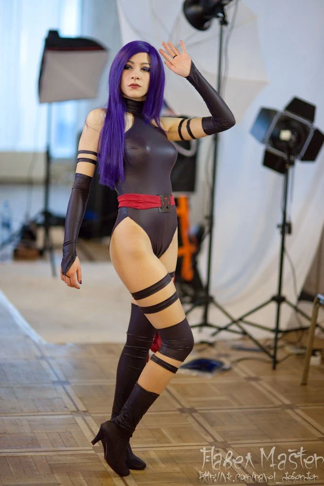 Assorted X-Men Psylocke Cosplay