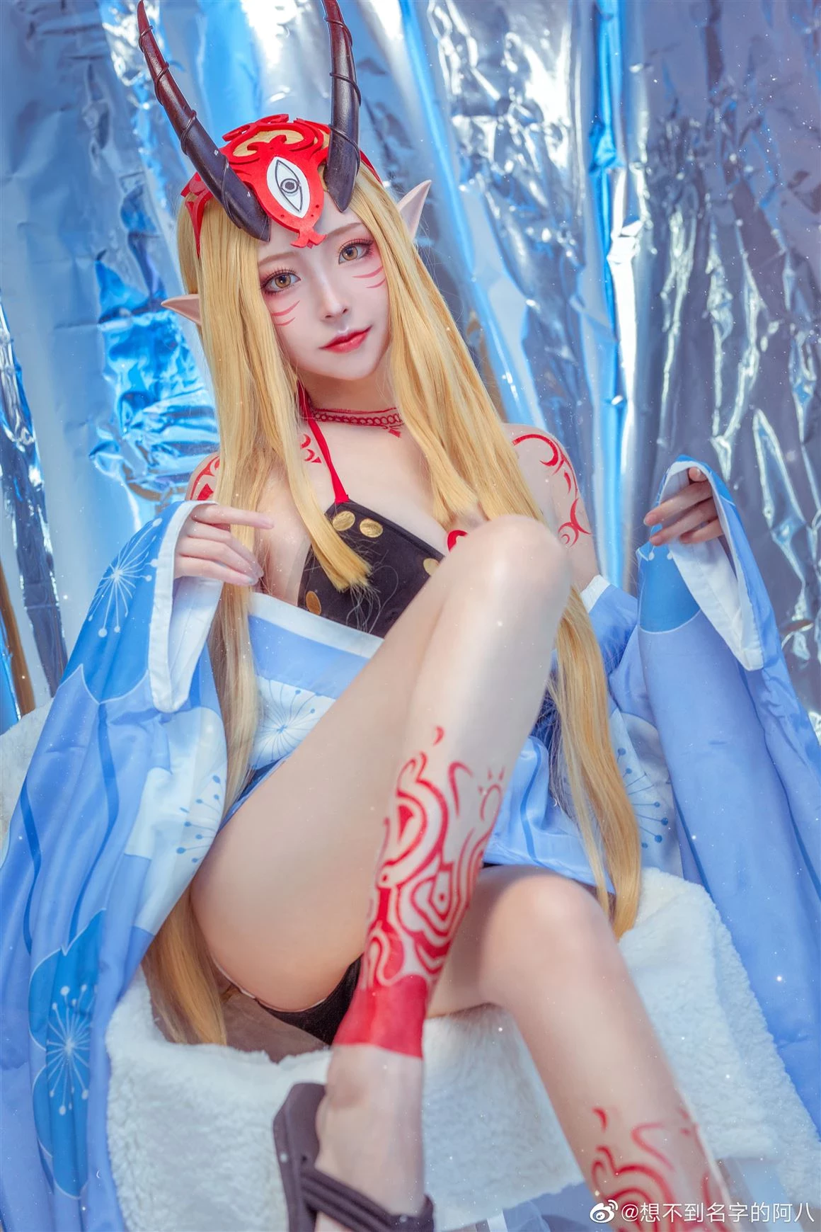 《Fate》茨木童子泳裝Cosplay[CN：想不到名字的阿八] [14P]