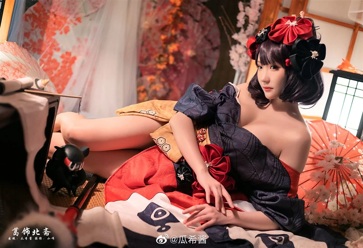 FGO葛飾北齋超美Cosplay美圖[CN：瓜希醬] [9P]