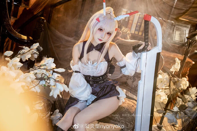 碧藍航線綾波 柚 黯然禮服cos cn菠蘿 陽炎型nyonyoko [16P]