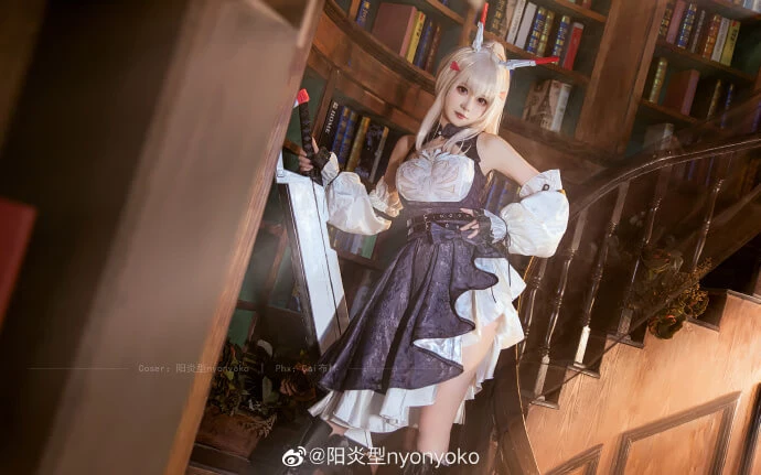 碧藍航線綾波 柚 黯然禮服cos cn菠蘿 陽炎型nyonyoko [16P]