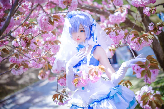 從零開始蕾姆花嫁cos,美萌可愛 cn羽天Shine [12P]