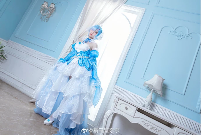 從零開始蕾姆水晶禮服cos cn貓田聖奈奈 [11P]