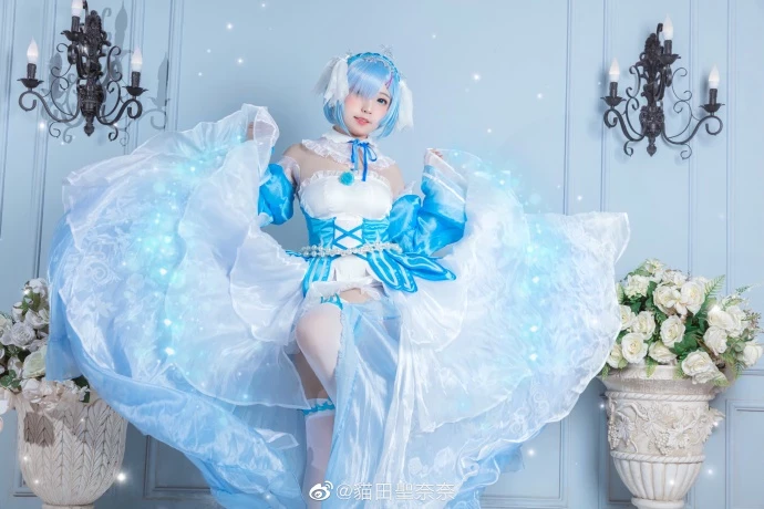 從零開始蕾姆水晶禮服cos cn貓田聖奈奈 [11P]