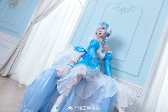 從零開始蕾姆水晶禮服cos cn貓田聖奈奈 [11P]