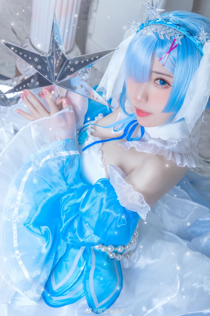 從零開始蕾姆水晶禮服cos cn貓田聖奈奈 [11P]