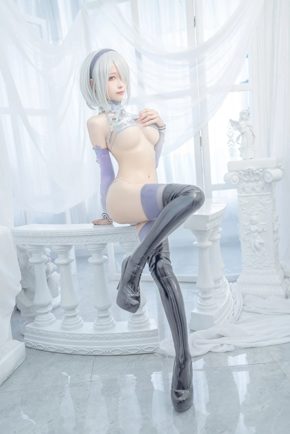 [Cosplay] [蠢沫沫momo-][Cosplay][2b 冰雪]60P [14 January 2022]