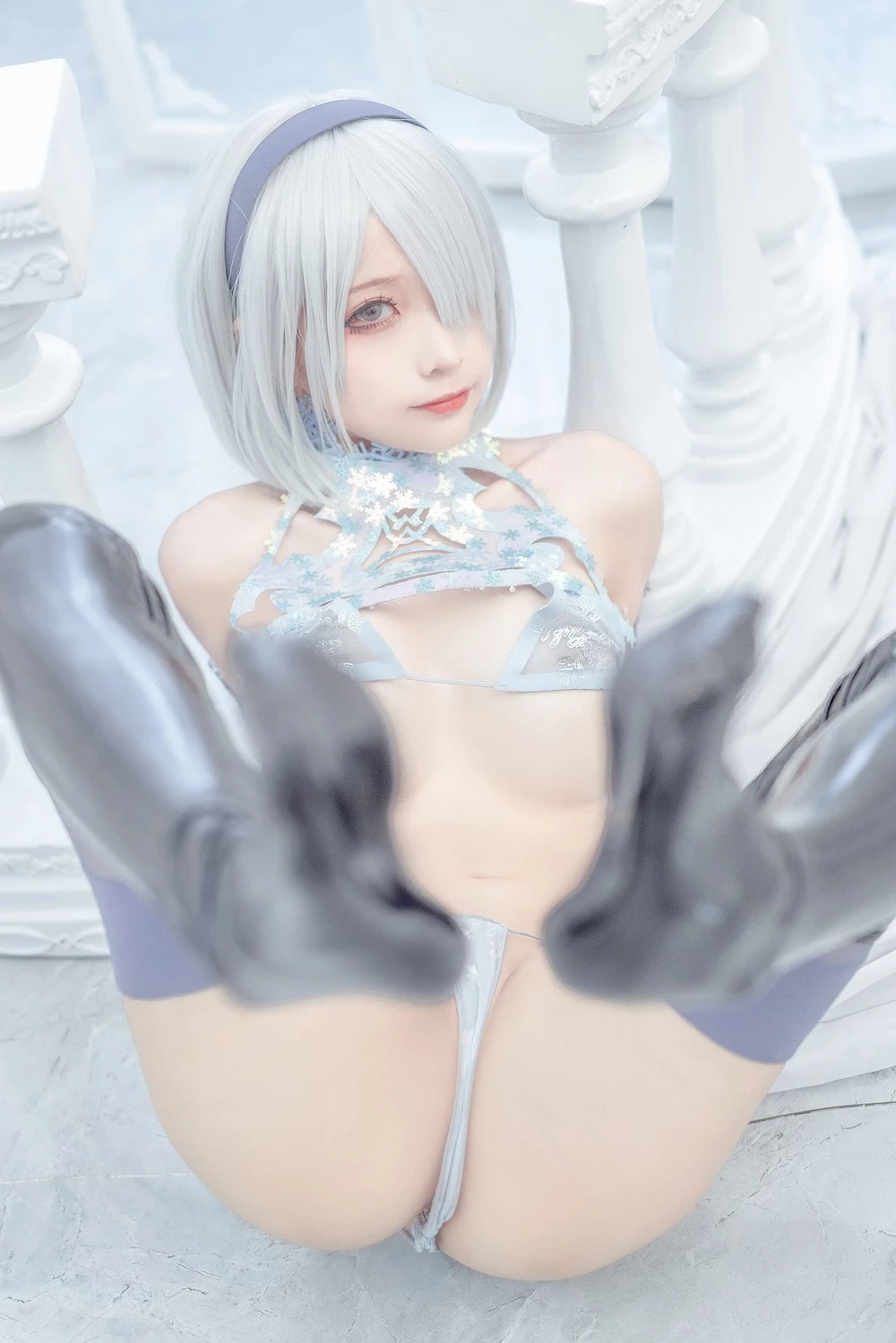 [Cosplay] [蠢沫沫momo-][Cosplay][2b 冰雪]60P [14 January 2022]