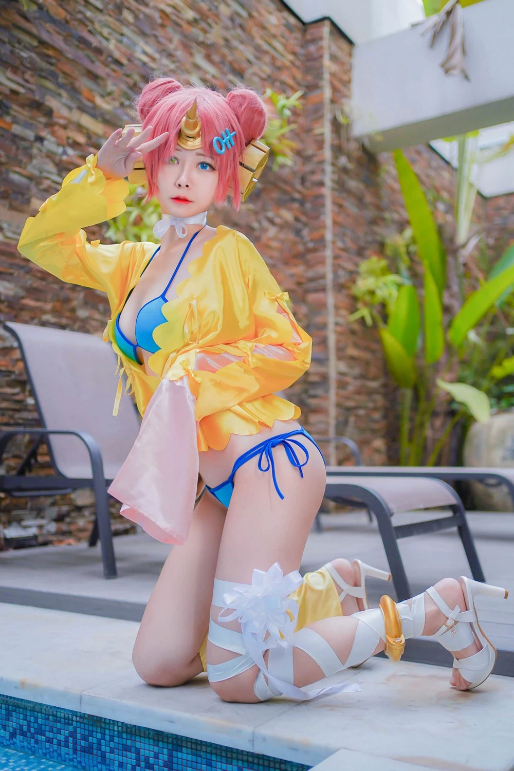 [Cosplay] Arty Huang - FGO Frankenstein swimsuit [2 sets] [32P] [6 February 2022]