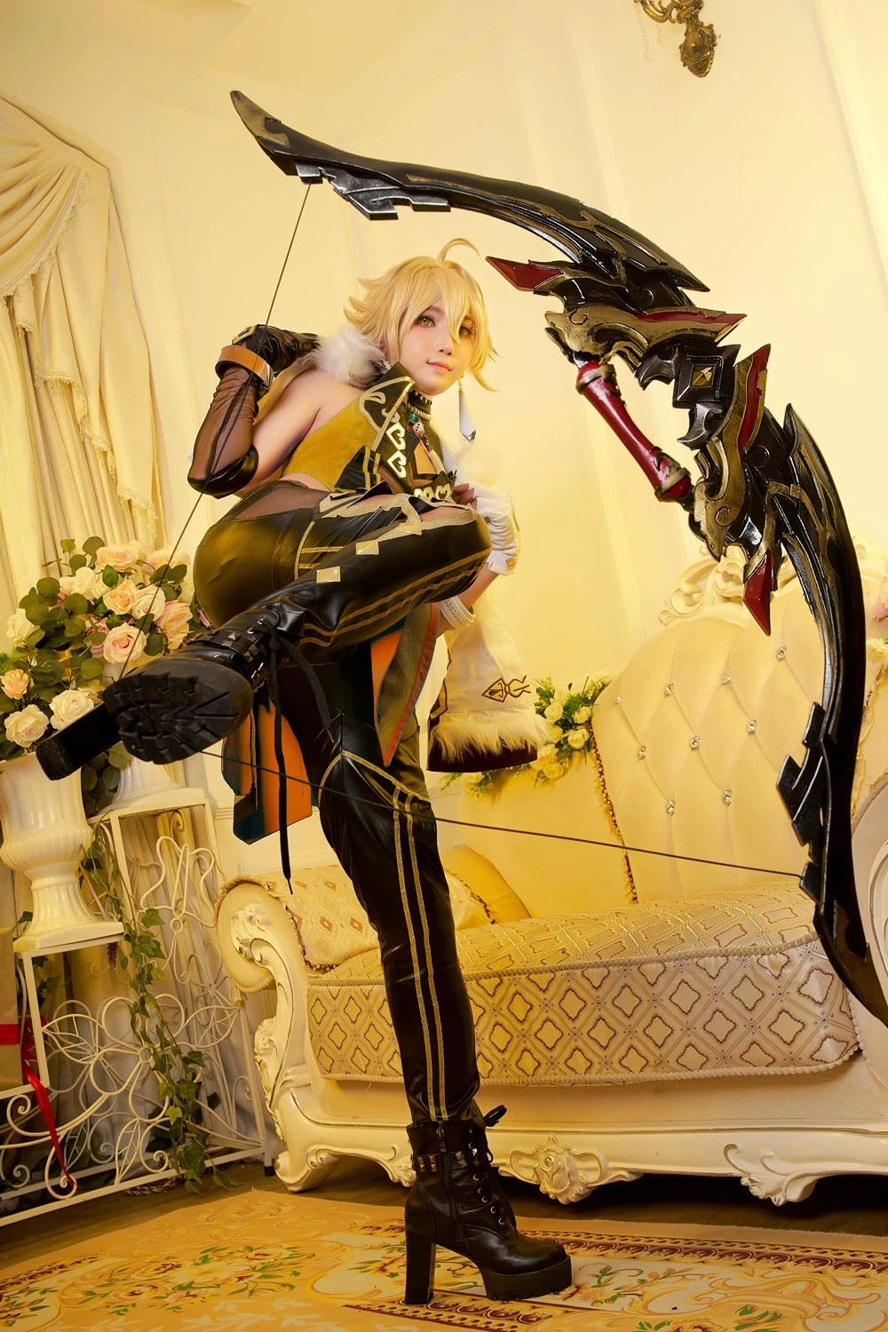 [2022-6-2] Velvet-chann - Gamble Aether [Cosplay]