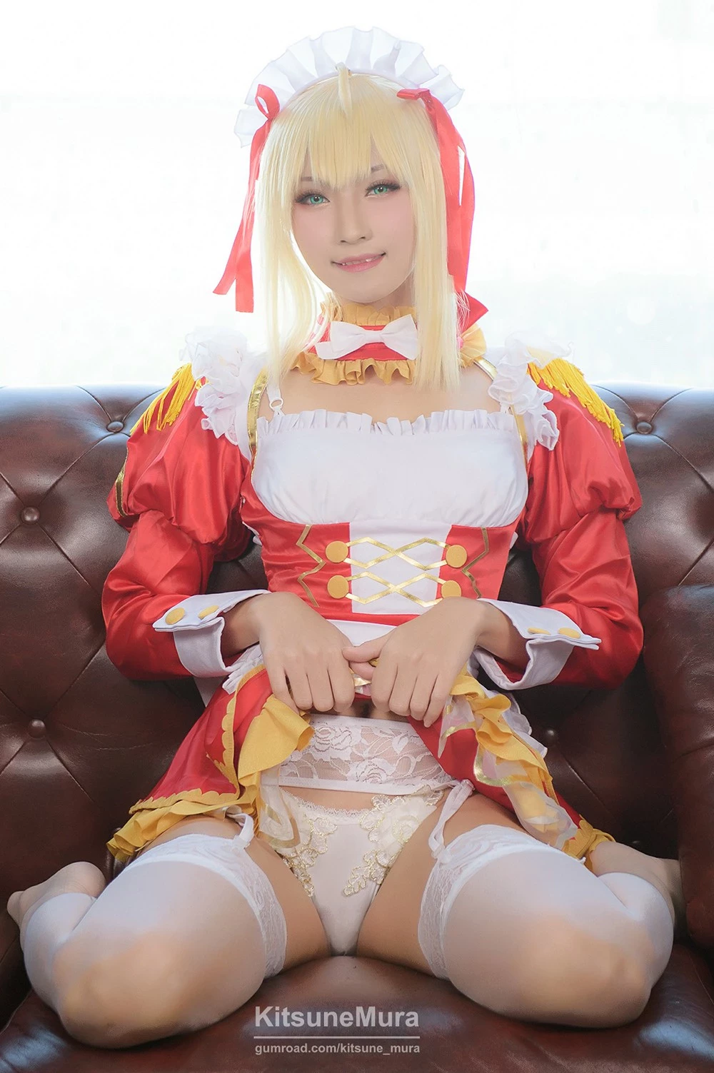 [Cosplay] [KitsuneMura] Nero Claudius Maid