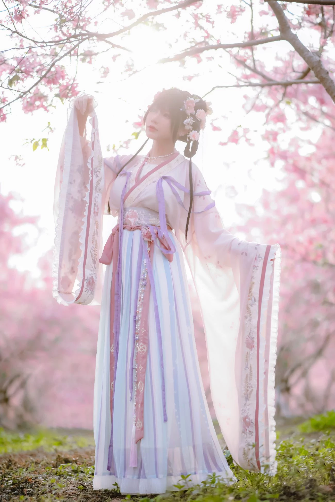 Nyako喵子 櫻花漢服 花神祈願